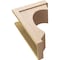 Ekena Millwork 11"W x 22"D x 33"H Classic Emerson Rough Cedar Woodgrain TimberThane Corbel, Primed Tan CORUR11X22X33EMRRCPR - alternate 2